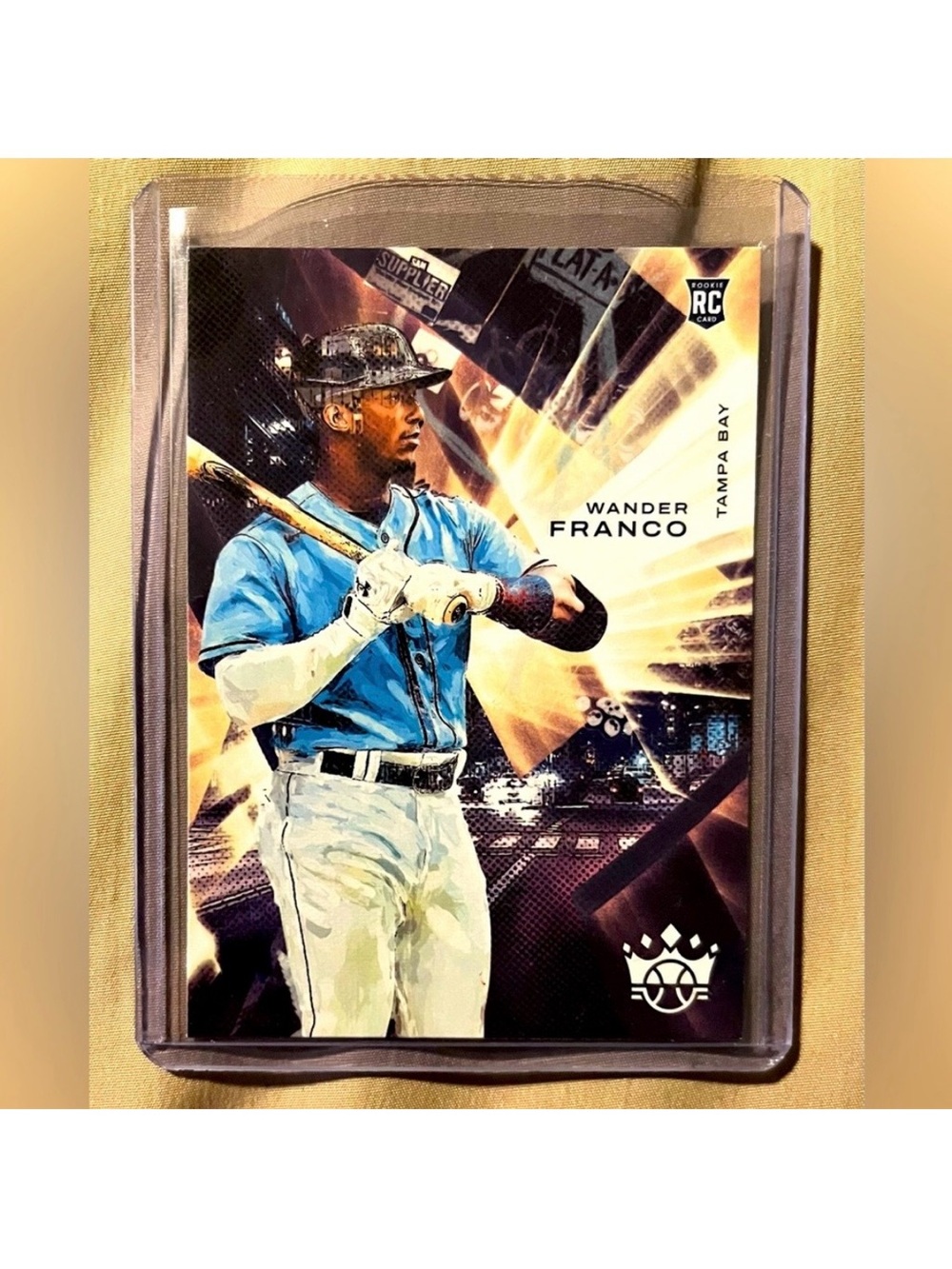 Wander Franco RC 2022 Panini DIAMOND KINGS Tampa Bay Rays Rookie Trading Card